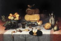 Dijck, Floris Claesz van - Still-Life with Cheeses